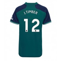 Billiga Arsenal Jurrien Timber #12 Tredje fotbollskläder Dam 2023-24 Kortärmad